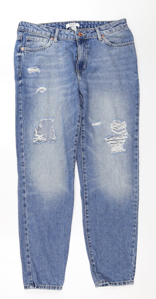 FOREVER 21 Womens Blue   Straight Jeans Size 30 in L29 in