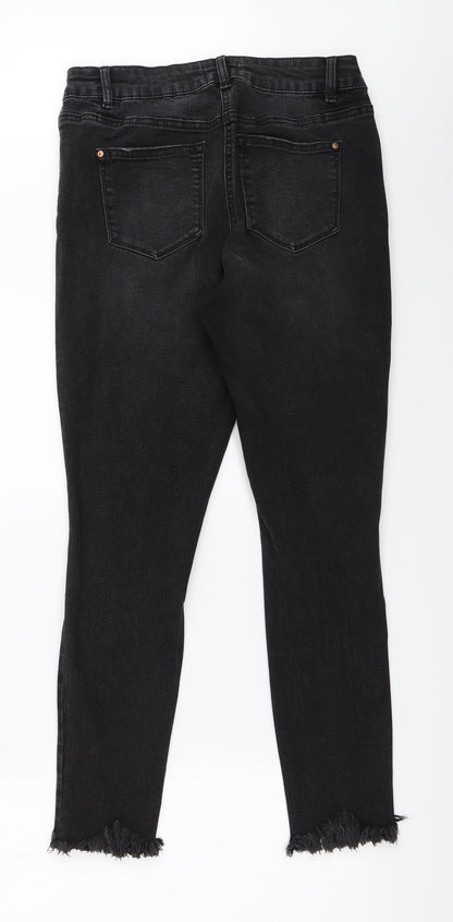 Matalan Womens Black   Skinny Jeans Size 12 L26 in