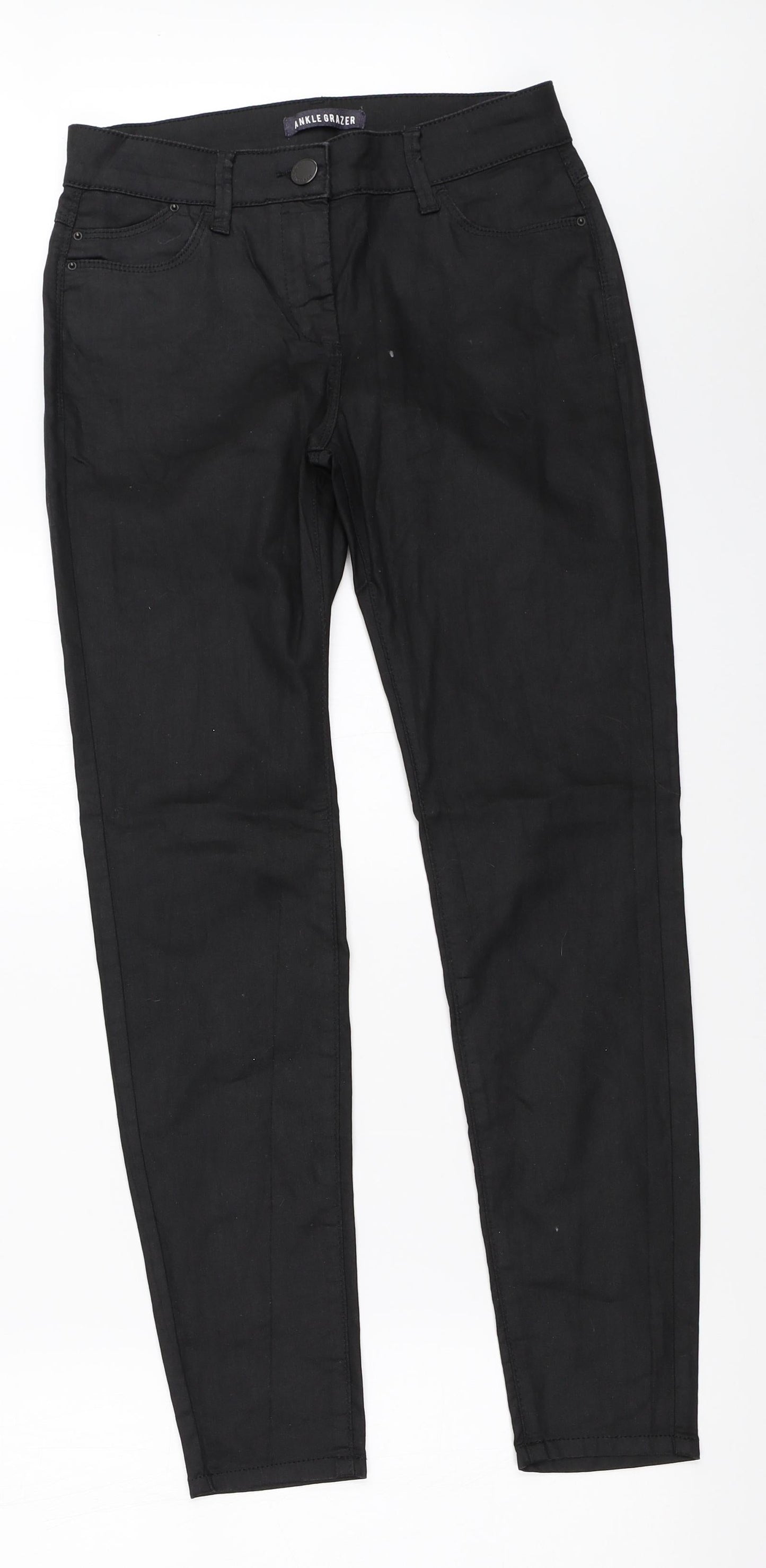 Womens UK Size 8 Marks and Spencer Regular Fit Skinny Black Jeans