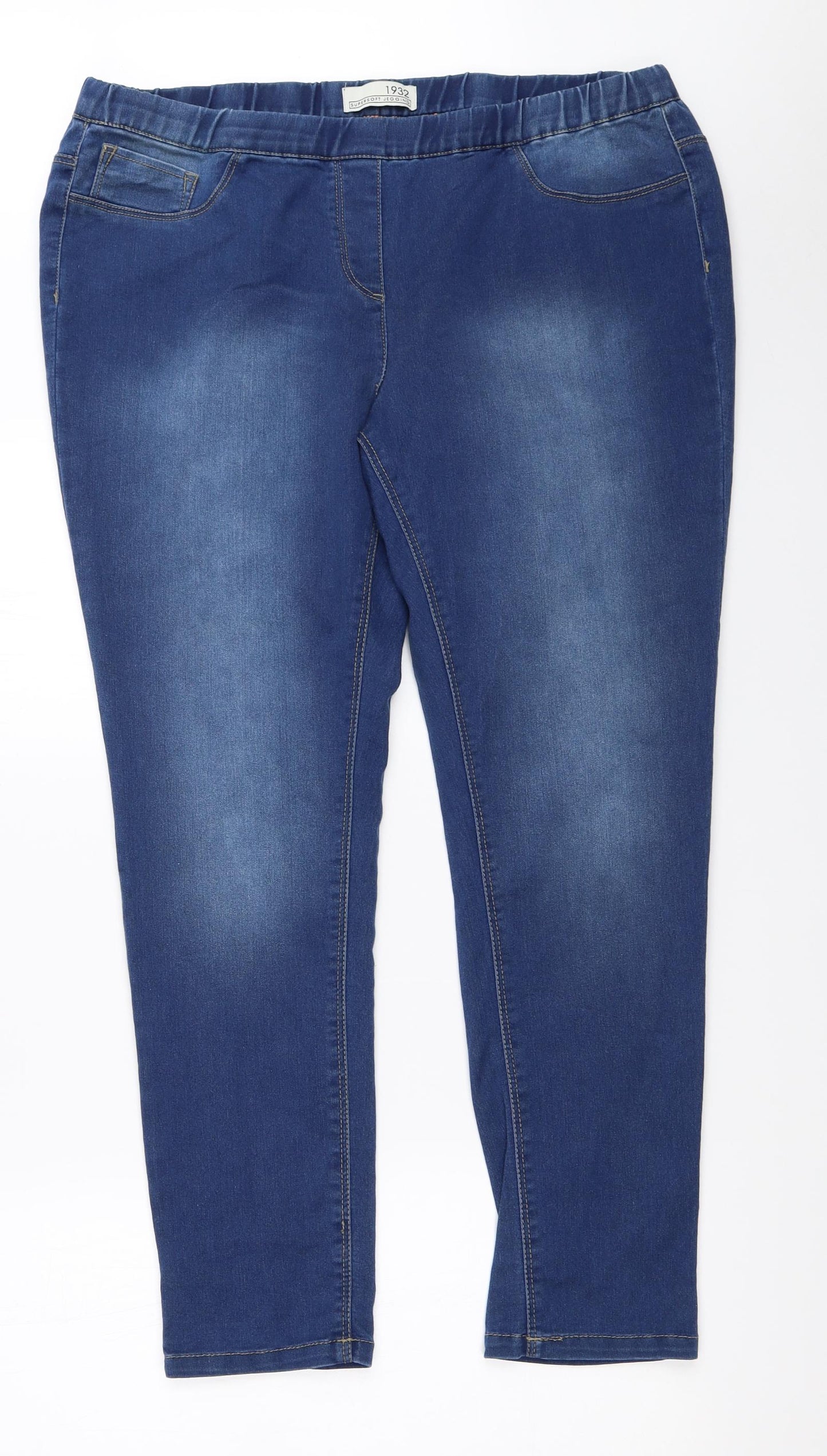 Womens UK Size 38 in Preworn Regular Fit Jegging Blue Jeans