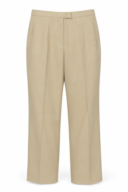 Canvas Womens Beige   Trousers  Size 14 L28 in