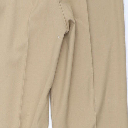 Canvas Womens Beige   Trousers  Size 14 L28 in