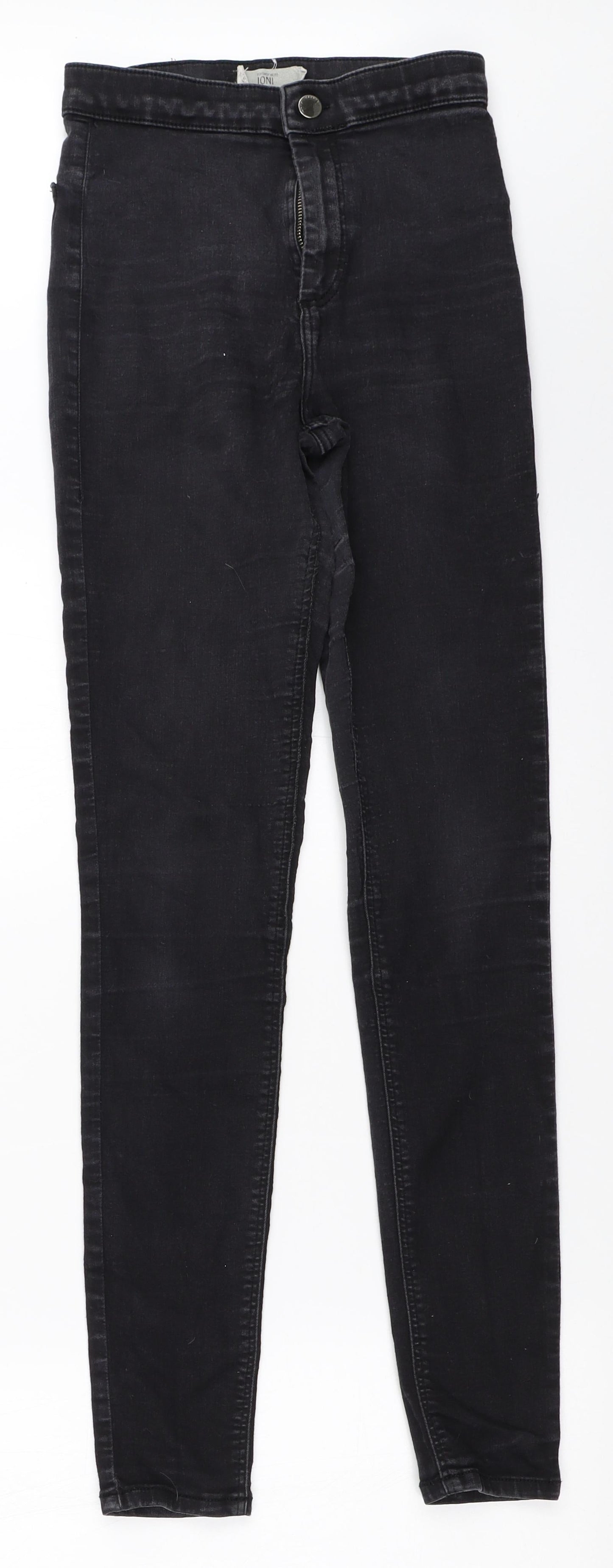 Topshop Womens Black   Skinny Jeans Size 28 in L30 in