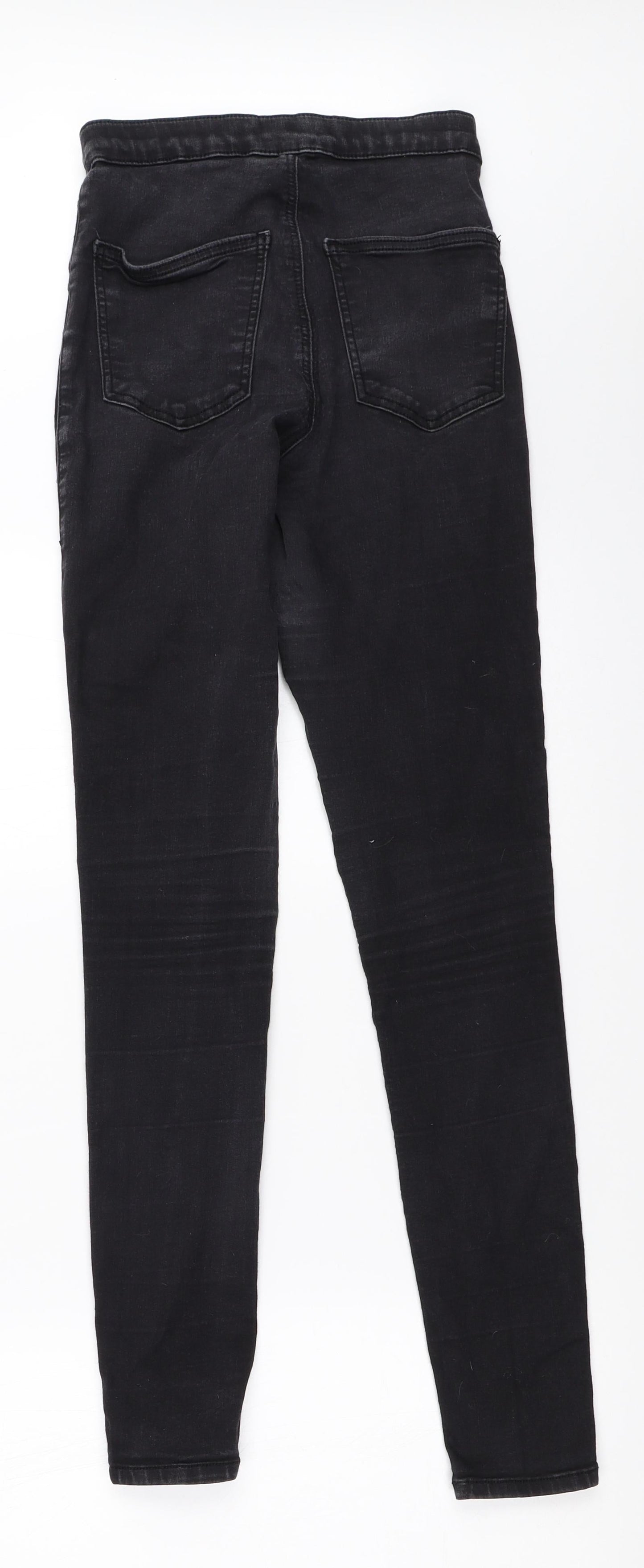 Topshop Womens Black   Skinny Jeans Size 28 in L30 in