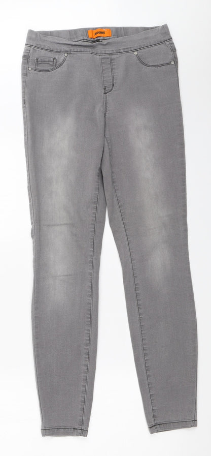 George Womens Grey   Jegging Jeans Size 8 L29 in