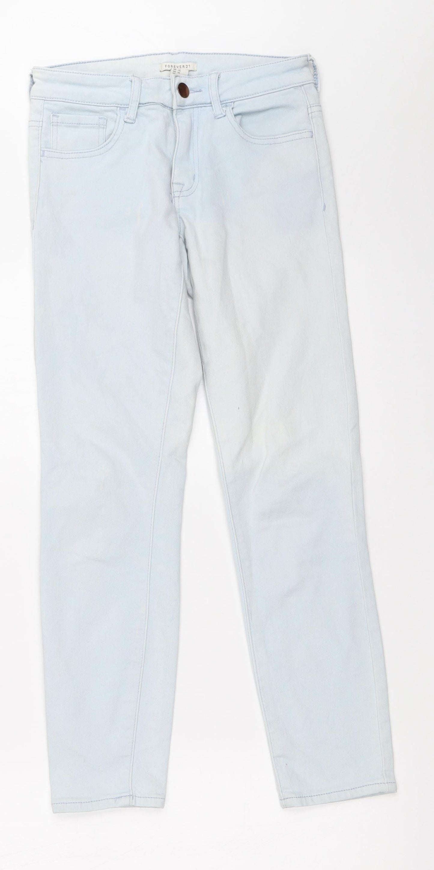 FOREVER 21 Womens Blue   Skinny Jeans Size 24 in L25 in