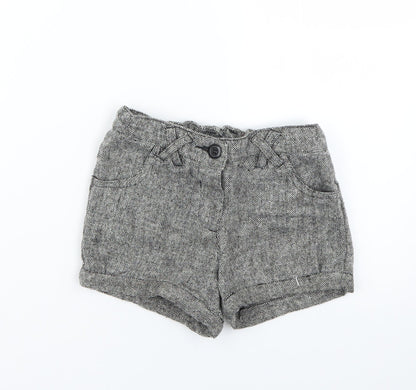 George Girls Grey   Mom Shorts Size 4-5 Years