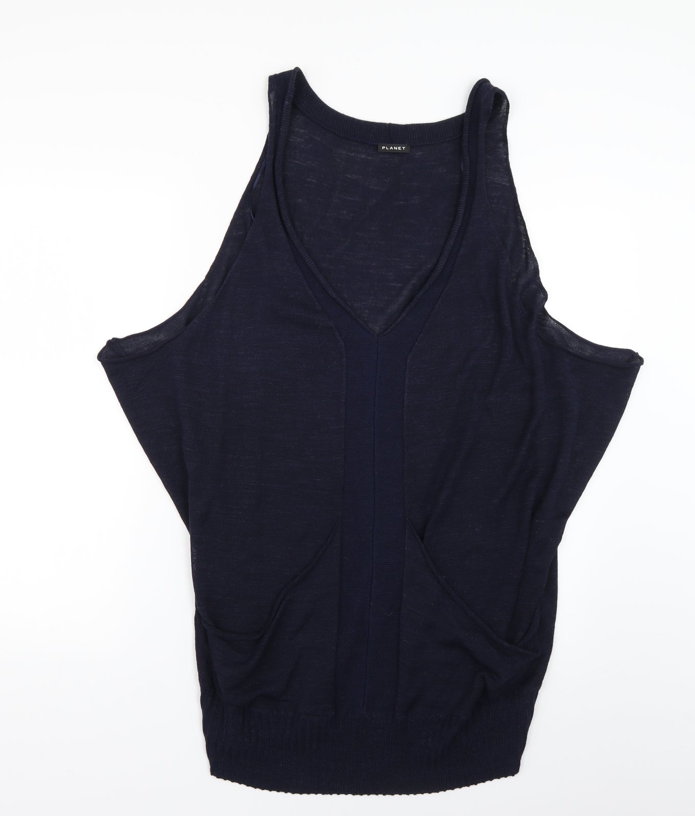 Womens UK Size L planet Blue Pullover Jumper
