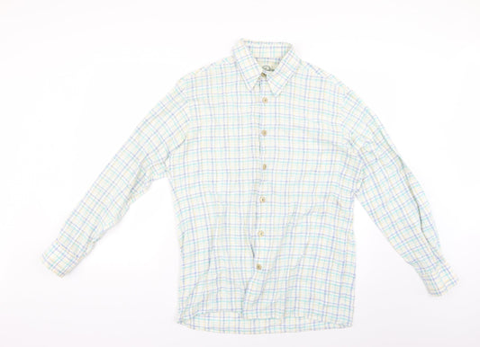 shirt company Mens Multicoloured Check   Button-Up Size M