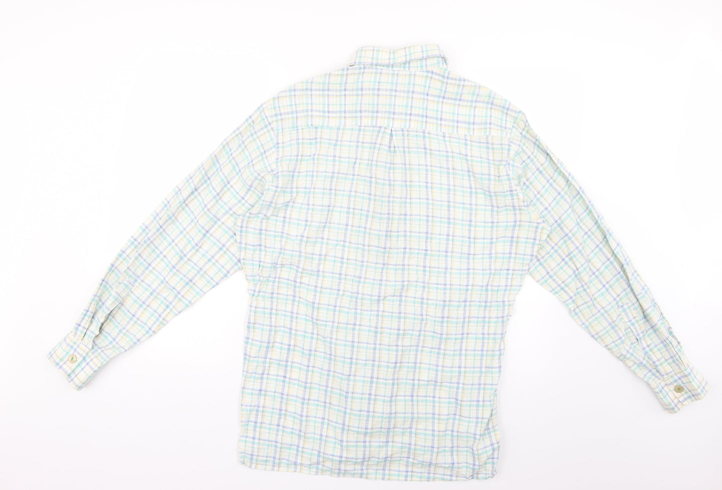 shirt company Mens Multicoloured Check   Button-Up Size M