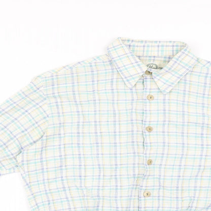 shirt company Mens Multicoloured Check   Button-Up Size M
