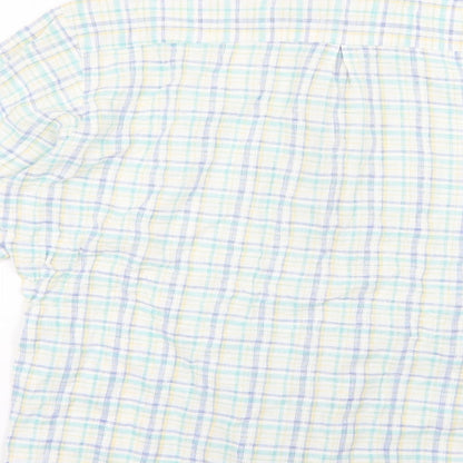 shirt company Mens Multicoloured Check   Button-Up Size M