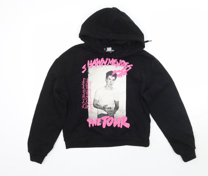 H&M Womens Black   Pullover Hoodie Size S