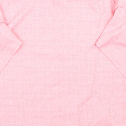 Saint pierre Mens Pink Geometric   Button-Up
