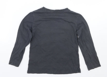 H&M Boys Grey   Basic T-Shirt Size 5 Years  - Starwars