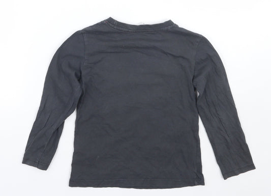 H&M Boys Grey   Basic T-Shirt Size 5 Years  - Starwars