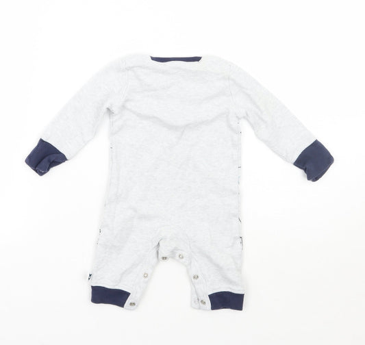 F&F Baby Grey Geometric  Babygrow One-Piece Size 0-3 Months