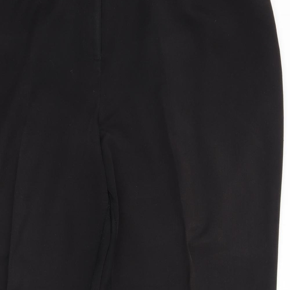 Womens UK Size 22 BM Regular Fit  Black Trousers