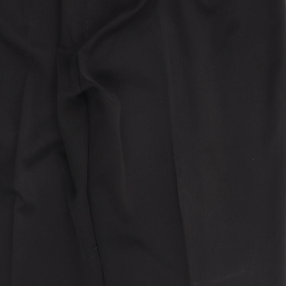 Womens UK Size 22 BM Regular Fit  Black Trousers