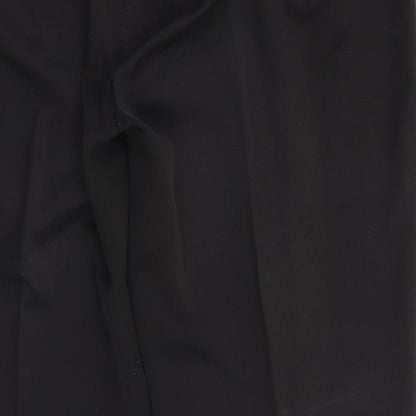 Womens UK Size 22 BM Regular Fit  Black Trousers
