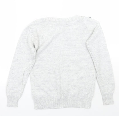 Womens UK Size 8 NEXT Grey Pullover Jumper