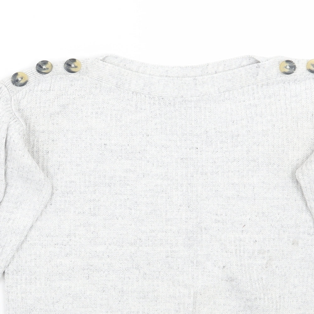 Womens UK Size 8 NEXT Grey Pullover Jumper