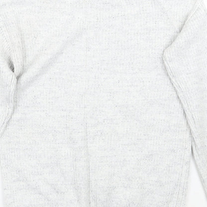 Womens UK Size 8 NEXT Grey Pullover Jumper
