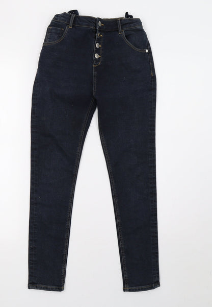 Marks and Spencer Girls Blue  Denim Skinny Jeans Size 11-12 Years