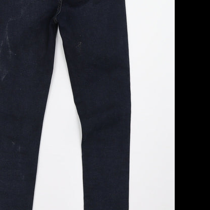 Marks and Spencer Girls Blue  Denim Skinny Jeans Size 11-12 Years