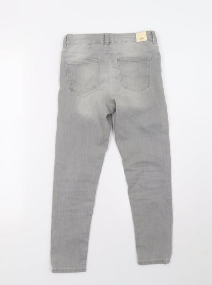 Zara Girls Grey  Denim Skinny Jeans Size 9 Months