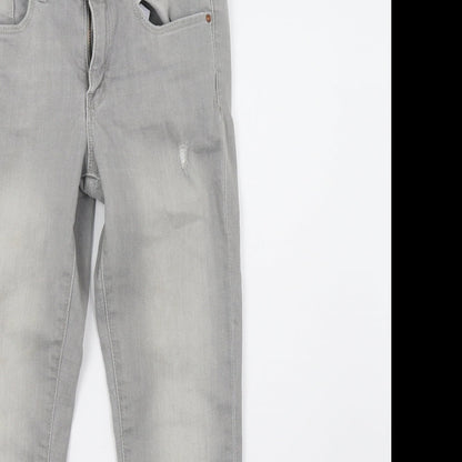 Zara Girls Grey  Denim Skinny Jeans Size 9 Months