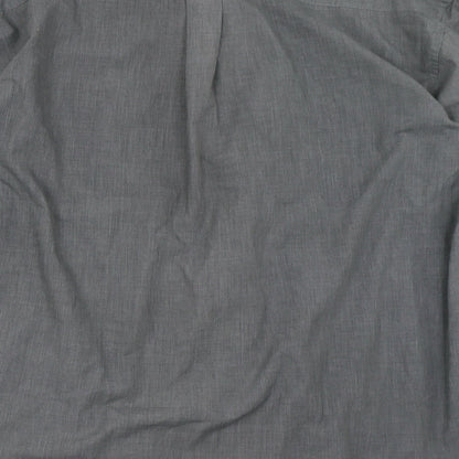 Mens UK Size XL infuse Grey  Button-Up Long Sleeve Casual Shirt
