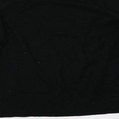 Womens UK Size 14 NEXT Black Pullover Sweatshirt