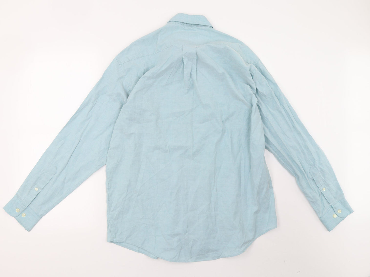 armando Mens Blue    Button-Up Size 15.5