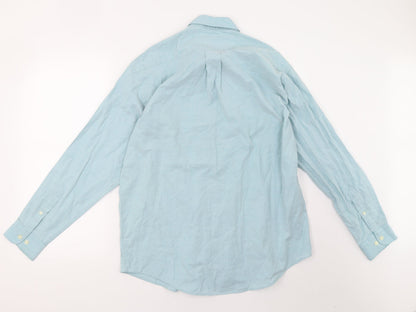 armando Mens Blue    Button-Up Size 15.5