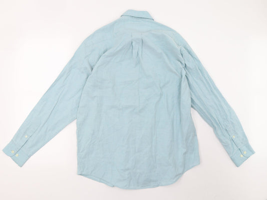 armando Mens Blue    Button-Up Size 15.5