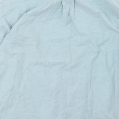 armando Mens Blue    Button-Up Size 15.5