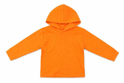 Preworn Boys Orange   Pullover Hoodie Size 2 Years