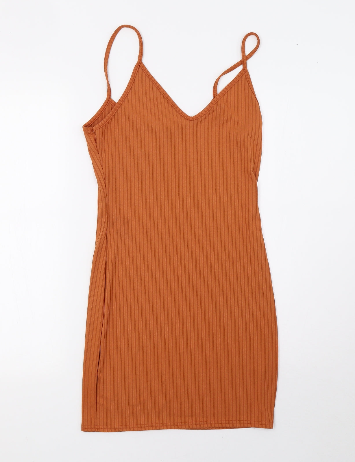 PRETTYLITTLETHING Womens Brown   Bodycon  Size 12