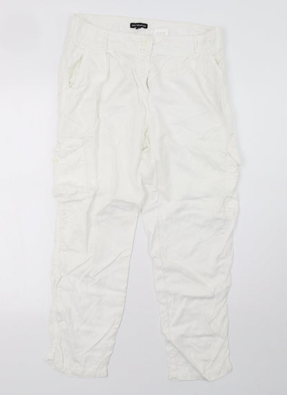 Best Mountain Womens White   Trousers  Size 12 L28 in