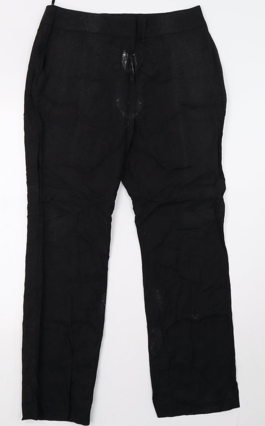 Matalan Womens Black   Trousers  Size 14 L31 in