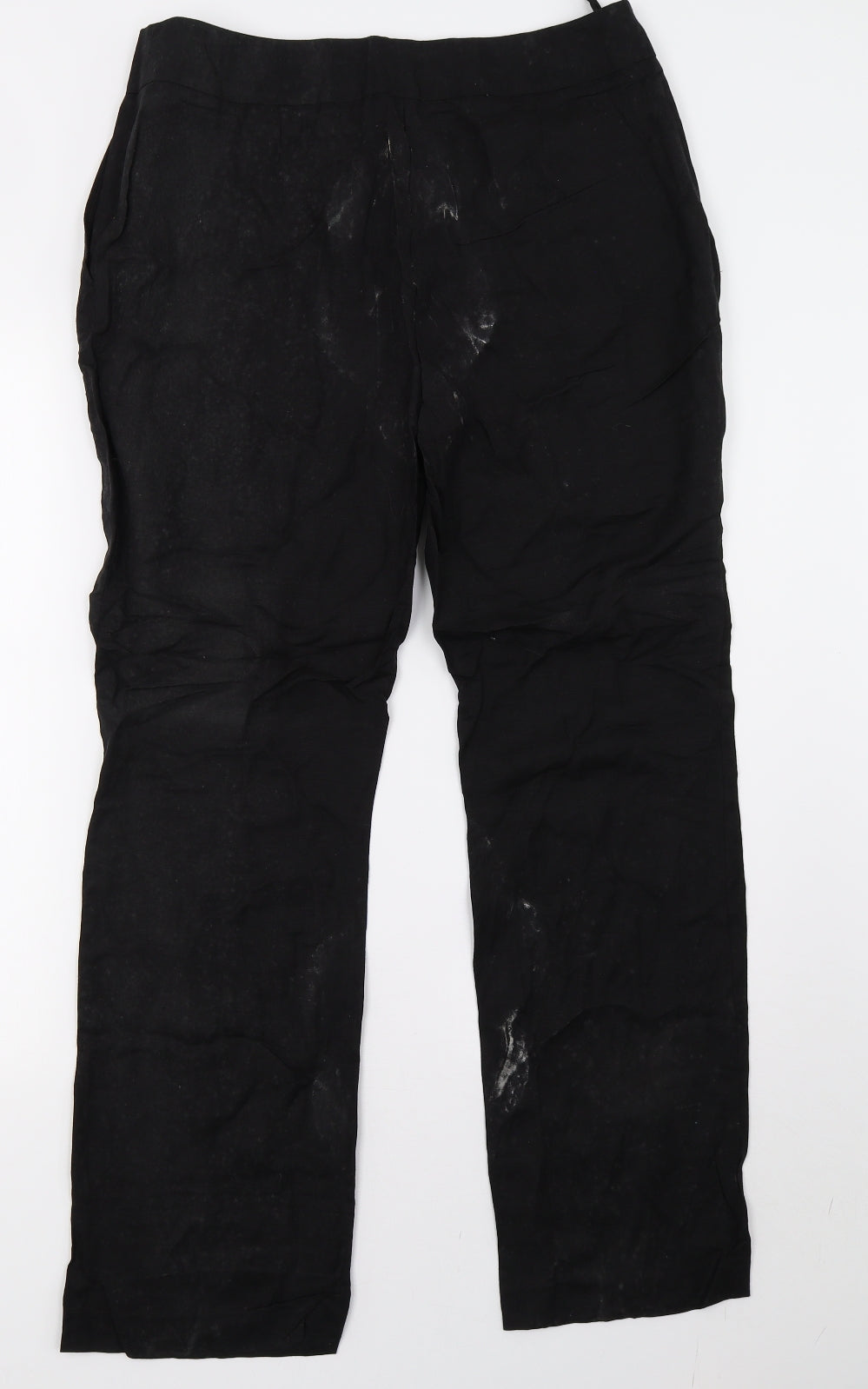 Matalan Womens Black   Trousers  Size 14 L31 in
