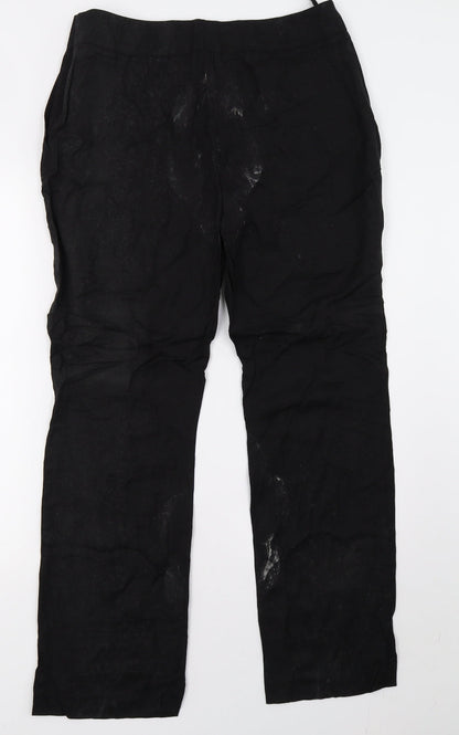 Matalan Womens Black   Trousers  Size 14 L31 in