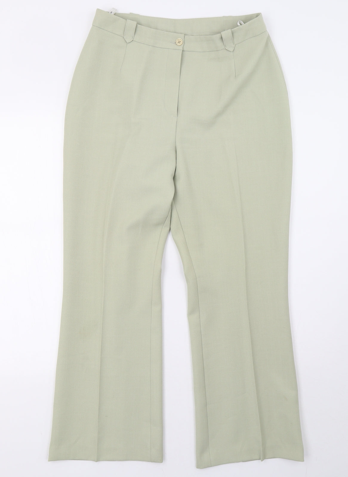Womens UK Size 14 BHS Regular Fit  Green Trousers