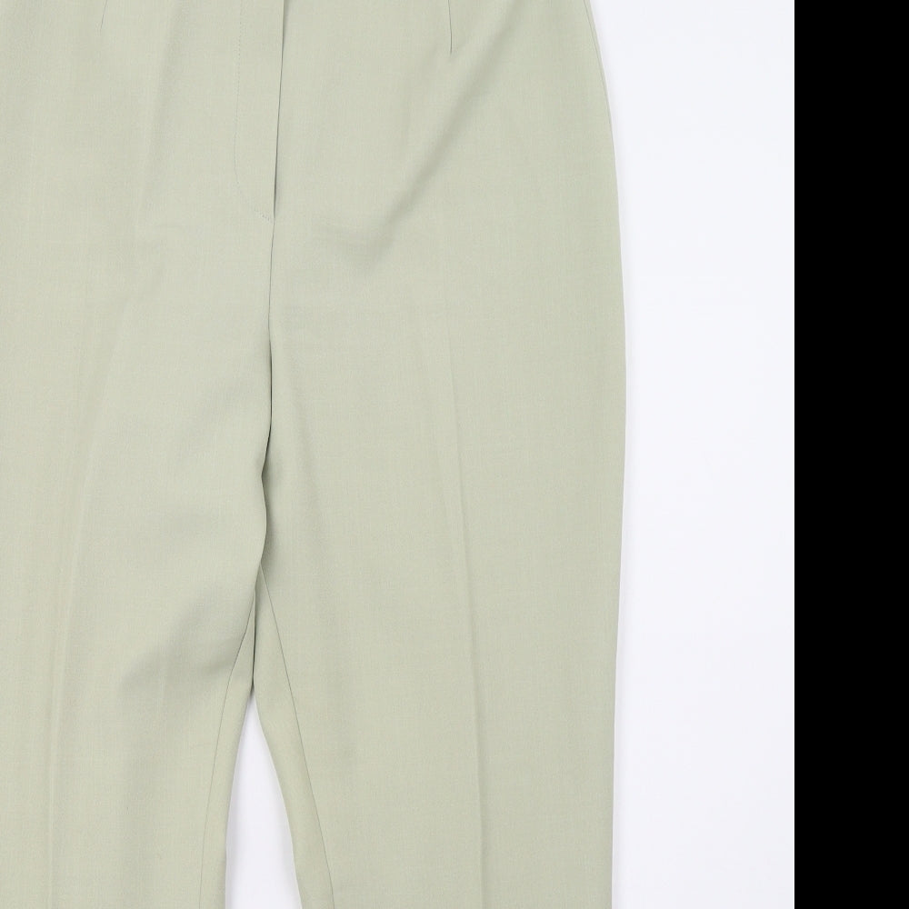 Womens UK Size 14 BHS Regular Fit  Green Trousers