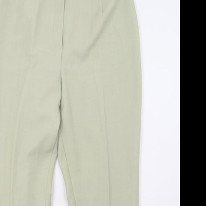 Womens UK Size 14 BHS Regular Fit  Green Trousers