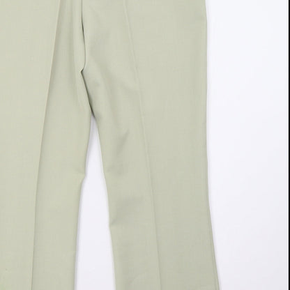 Womens UK Size 14 BHS Regular Fit  Green Trousers
