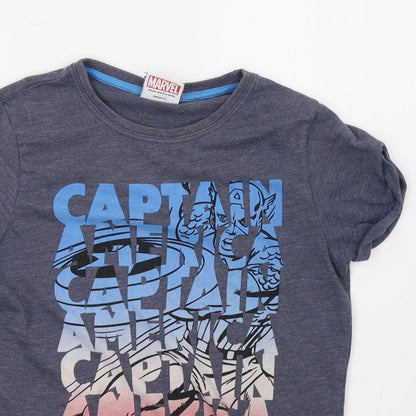 NEXT Boys Blue   Basic T-Shirt Size 8 Years  - Marvel