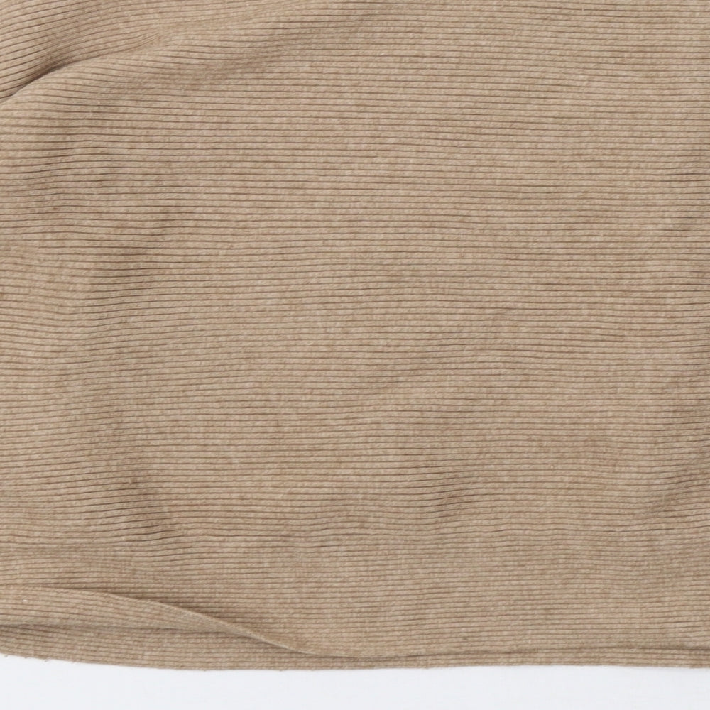 Primark Womens Brown  Knit Pullover Sweatshirt Size 14