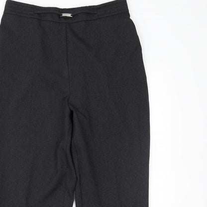Profile  Womens Black   Trousers  Size 14 L25 in